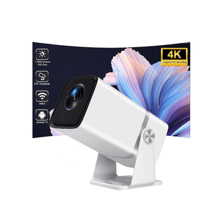 Proiettore Colore Bianco 4K Qualità 1920x1080 Elettrodomestici Casa Svago Intrattenimento-INTERIOR DREAM DESIGN