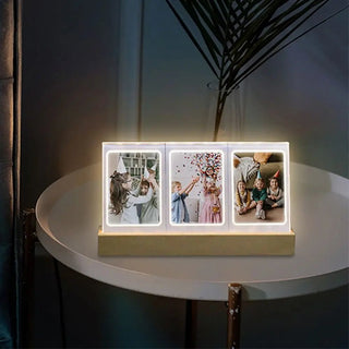 Quadri Per Foto Per Decorazioni Casa Due Modelli Con Luce A Batteria Adatto A Foto Ricordo - INTERIOR DREAM DESIGN