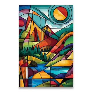 Quadro Astratto Olio Artistico Decorativo Colorato Decorazioni Casa Salotto Stile Verniciatura Schizzo-INTERIOR DREAM DESIGN