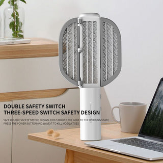 Racchetta Elettrica Antizanzare Pieghevole Ricaricabile USB - INTERIOR DREAM DESIGN