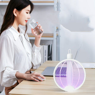 Racchetta Pieghevole Elettrica Antizanzare Ricarica USB - INTERIOR DREAM DESIGN