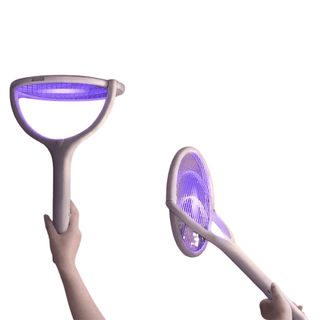 Racchetta Ricarica Rapida Lampada Alimentata Batteria Lampada Antizanzare Elettrica Trappola Antizanzare-INTERIOR DREAM DESIGN