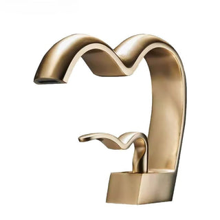 Rubinetto Forma Irregolare Cuore Ottone Diversi Colori Arredamento Casa Bagno-INTERIOR DREAM DESIGN