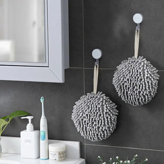 Salviette Per Le Mani Sospese Asciugamani Sfera Morbida Assorbente Asciugatura Rapida Decorazione Bagno - INTERIOR DREAM DESIGN