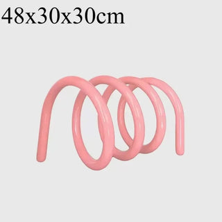 Scaffale Libreria Modello Spirale Design Creativo Decorazione Moderna Diverse Colorazioni-INTERIOR DREAM DESIGN