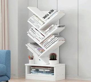 Scaffale Libreria Soggiorno Camera Letto Design Albero Versatile Arredamento Casa Salotto - INTERIOR DREAM DESIGN