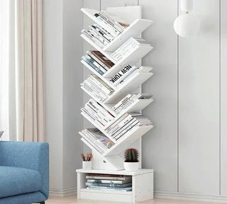 Scaffale Libreria Soggiorno Camera Letto Design Albero Versatile Arredamento Casa Salotto - INTERIOR DREAM DESIGN