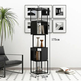 Scaffale Materiale Ferro Diverse Colorazioni Design Moderno Resistente Porta Oggetti Arredo Casa-INTERIOR DREAM DESIGN