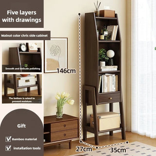 Scaffale Materiale Legno Dimensioni Diverse Scaffale Porta Oggetti Arredo Salotto Resistente-INTERIOR DREAM DESIGN