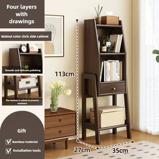 Scaffale Materiale Legno Dimensioni Diverse Scaffale Porta Oggetti Arredo Salotto Resistente-INTERIOR DREAM DESIGN