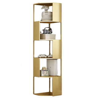 Scaffale Materiale Metallo 5 Ripiani Diverse Colorazioni Resistente Porta Oggetti Decorazione Elegante-INTERIOR DREAM DESIGN