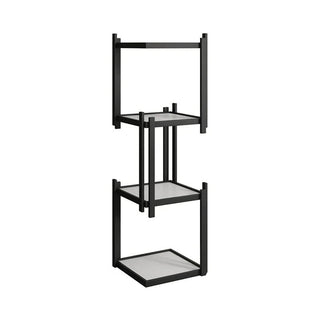 Scaffale Materiale Metallo Diverse Colorazioni Arredo Salotto Porta Oggetti Resistente Elegante-INTERIOR DREAM DESIGN