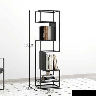 Scaffale Materiale Metallo Diverse Colorazioni Dimensioni Resistente Porta Oggetti Arredo Salotto-INTERIOR DREAM DESIGN