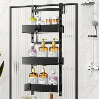 Scaffale Mensola Portaoggetti Appesa Con Ganci Doccia Accessori Arredamento Bagno - INTERIOR DREAM DESIGN