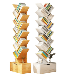 Scaffale Mobile Da Terra Materiale Legno Diverse Colorazioni Scaffale Porta Oggetti Decorazione Casa-INTERIOR DREAM DESIGN