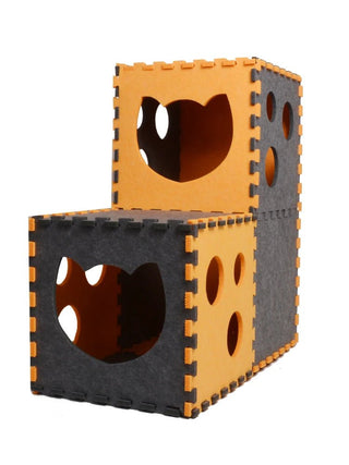 Scatola Feltro Tiragraffi Gatti Animali Domestici Diversi Colori Casa - INTERIOR DREAM DESIGN