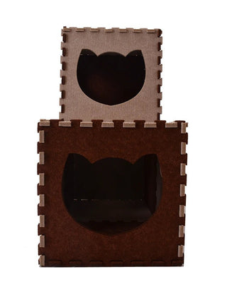 Scatola Feltro Tiragraffi Gatti Animali Domestici Diversi Colori Casa - INTERIOR DREAM DESIGN