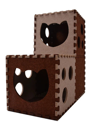 Scatola Feltro Tiragraffi Gatti Animali Domestici Diversi Colori Casa - INTERIOR DREAM DESIGN