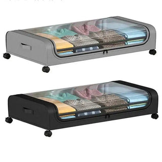 Scatola Organizer Materiale Acciaio Tessuto Resistente Grandi Capacità Salva Spazio Innovativo-INTERIOR DREAM DESIGN