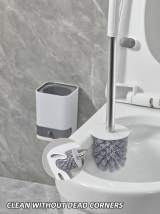 Scopino Da Parete Per WC Manico Lungo Pulizia Accessori Arredamento Bagno - INTERIOR DREAM DESIGN