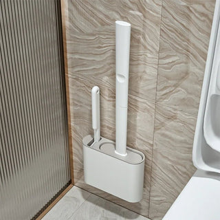 Scopino WC Parete Adesivo Piccole Dimensioni Ottimizzazione Spazio Decorazione Bagno Silicone - INTERIOR DREAM DESIGN