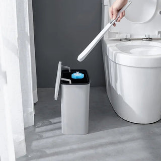 Scopino WC Testine Ricambiabili Usa E Getta Imbevute Detersivo Colore Bianco Innovative Testine 3 Strati Pulizia Profonda Ricariche - INTERIOR DREAM DESIGN