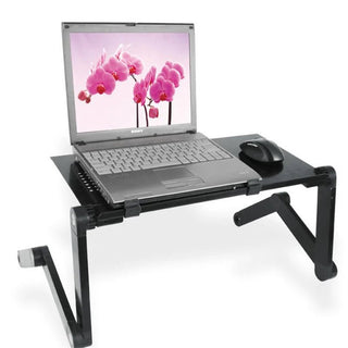 Scrivanie Colori Bianco Nero Rosa Pieghevole Piccole Dimensioni Metallo Adatto Studio Lavoro Laptop - INTERIOR DREAM DESIGN