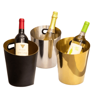 Secchiello Ghiaccio Materiale Acciaio Diverse Colorazioni Alimenti Freddi Grandi Capacità-INTERIOR DREAM DESIGN