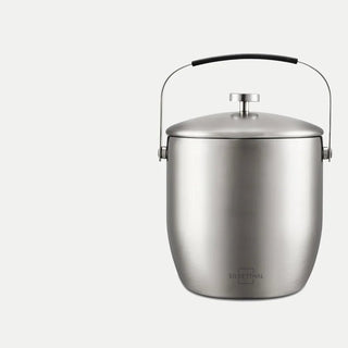 Secchiello Ghiaccio Materiale Acciaio Grandi Capacità Resistente Portatile Manico Porta Ghiaccio-INTERIOR DREAM DESIGN