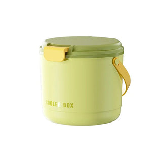 Secchiello Porta Ghiaccio Materiale Silicone Portatile Manico Alimenti Freddi Resistente-INTERIOR DREAM DESIGN