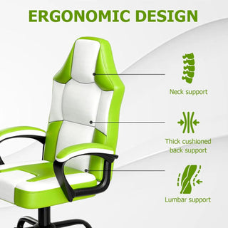 Sedia Ergonomica Videogiochi Ufficio Supporto Regolabili Ufficio Accessori Casa - INTERIOR DREAM DESIGN