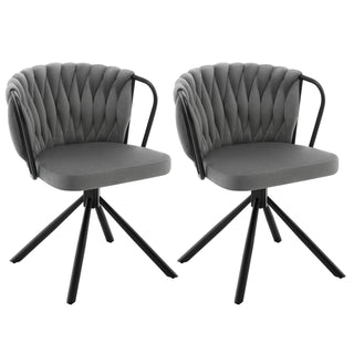 Sedia Materiale Metallo Tessuto Diverse Colorazioni Design Moderno Resistente Comodo-INTERIOR DREAM DESIGN