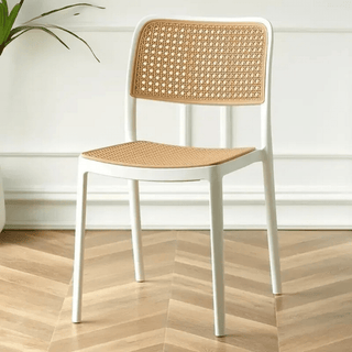 Sedia Materiale Plastica Rigida Diverse Colorazioni Arredo Casa Giardino Resistente Comoda-INTERIOR DREAM DESIGN