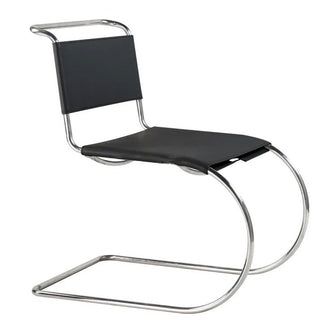 Sedia Metallo Pelle Diversi Colori Elegante Design Moderno Casa Arredamento-INTERIOR DREAM DESIGN