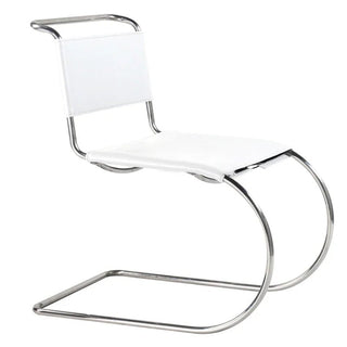 Sedia Metallo Pelle Diversi Colori Elegante Design Moderno Casa Arredamento-INTERIOR DREAM DESIGN