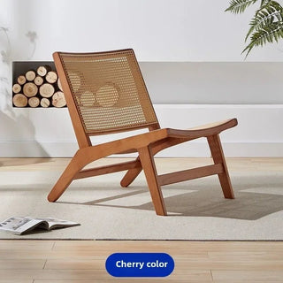 Sedia Rattan Legno Diversi Colori Arredamento Interni Soggiorno Poltrona-INTERIOR DREAM DESIGN