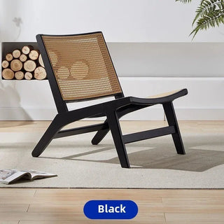 Sedia Rattan Legno Diversi Colori Arredamento Interni Soggiorno Poltrona-INTERIOR DREAM DESIGN