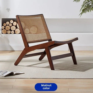 Sedia Rattan Legno Diversi Colori Arredamento Interni Soggiorno Poltrona-INTERIOR DREAM DESIGN