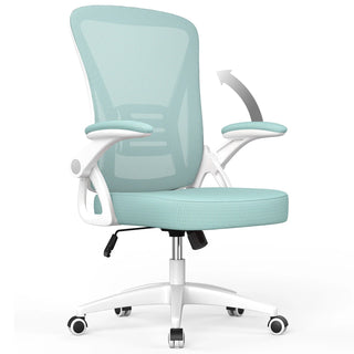 Sedia Ruote Girevoli 360° Supporto Lombare Regolabile Lavoro Ergonomica Ufficio Accessori - INTERIOR DREAM DESIGN