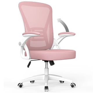 Sedia Ruote Girevoli 360° Supporto Lombare Regolabile Lavoro Ergonomica Ufficio Accessori - INTERIOR DREAM DESIGN