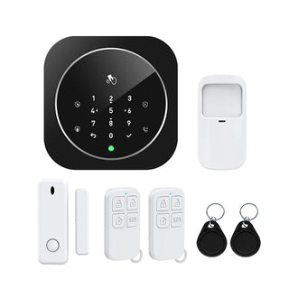 Sensore Allarme Colore Bianco Accessori Inclusi Piccole Dimensioni Controllo Remoto Sicurezza-INTERIOR DREAM DESIGN