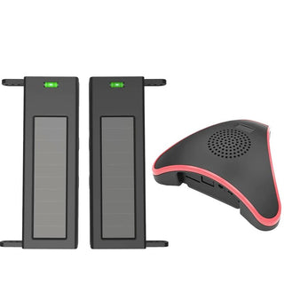 Sensore Allarme Colore Grigio Campo Rilevamento Sensore 60 Metri Trasmissione Wireless-INTERIOR DREAM DESIGN