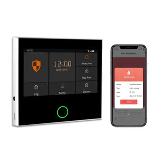 Sensore Allarme Colore Nero Sicurezza Casa Interni Rilevamento Antifurto-INTERIOR DREAM DESIGN