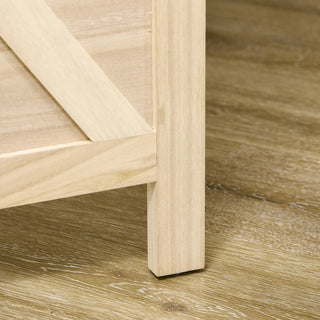 Separè Camera Letto Legno Colore Marrone Chiaro 4 Pannelli Naturale - INTERIOR DREAM DESIGN