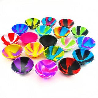 Set 10 Pezzi Ciotola Colorate Silicone Cucina Pranzo Cena Piccole Portatili Utili Mini-INTERIOR DREAM DESIGN