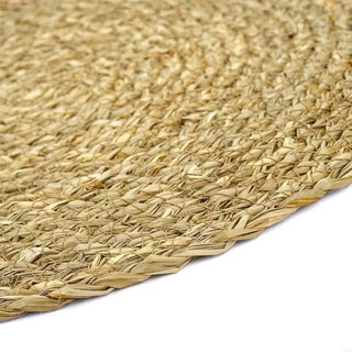 Set 6 Tovagliette Rotonde Rattan Beige Diametro 33cm Arredamento Casa Cucina-INTERIOR DREAM DESIGN