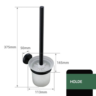 Set Accessori Bagno Nero Decorazione Bagno Design Elegante Diversi Modelli Accessori Arredo-INTERIOR DREAM DESIGN