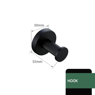 Set Accessori Bagno Nero Decorazione Bagno Design Elegante Diversi Modelli Accessori Arredo-INTERIOR DREAM DESIGN