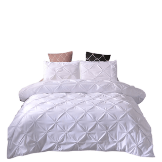 Set Copri Letto Colori Neutri Decorazione Moderna Letto Camera Design Semplice Decorazione Elegante-INTERIOR DREAM DESIGN