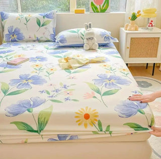 Set Lenzuolo Federe Letto Cameretta Diverse Dimensioni Fantasie Colori Tessuto Morbido Cotone Puro-INTERIOR DREAM DESIGN